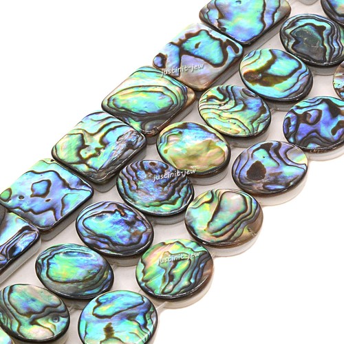 Abalone shell square - , round